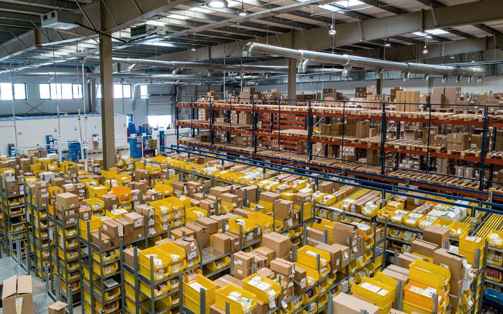 Warehouse operations tied to monthly revenue